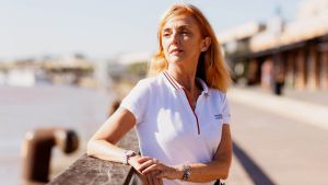 Anne-Marie de Couvreur à Bordeaux, siège d'AirZen Radio.