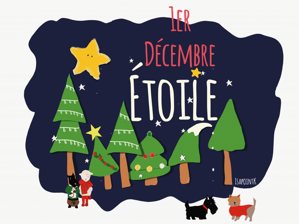 Etoile : le calendrier de l’avent des histoires de Noël – Jour 1