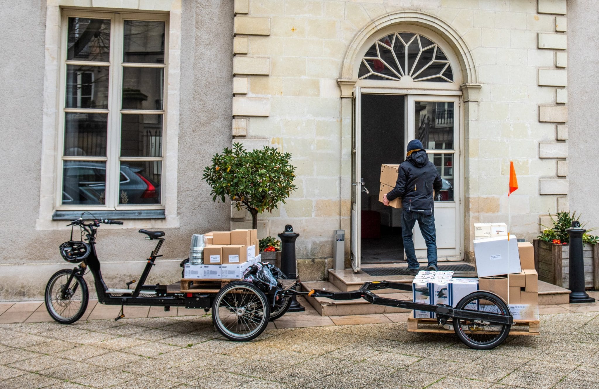 La boîte sales à vélo