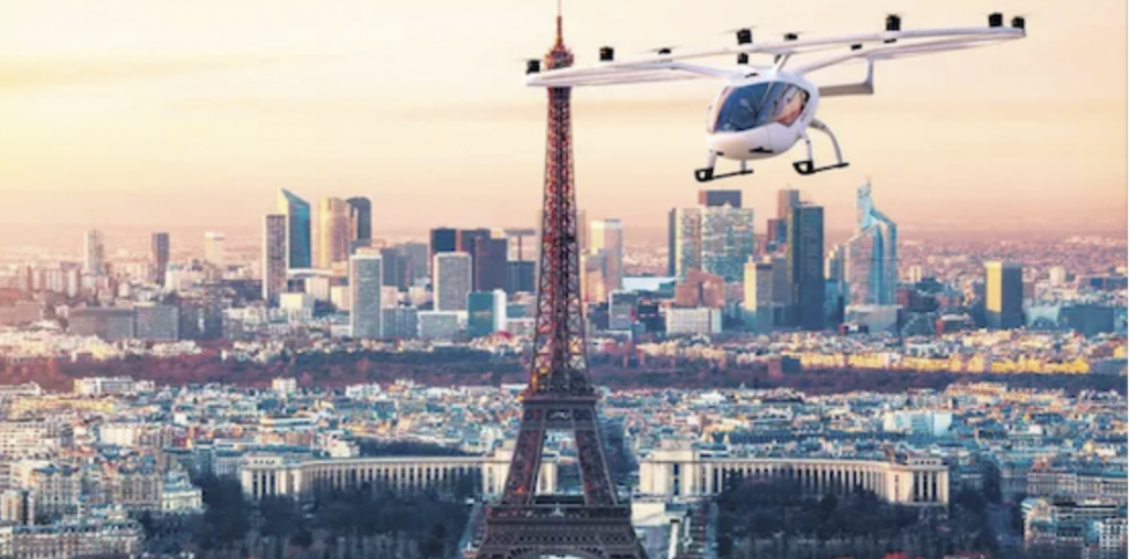 Le premier taxi volant électrique a survolé Paris