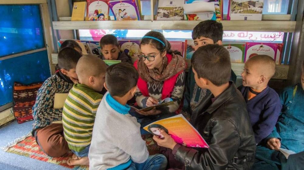 Des bibliothèques mobiles pour les enfants afghans