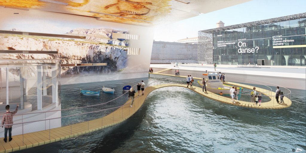 Marseille : la réplique de la Grotte Cosquer prend peu à peu forme