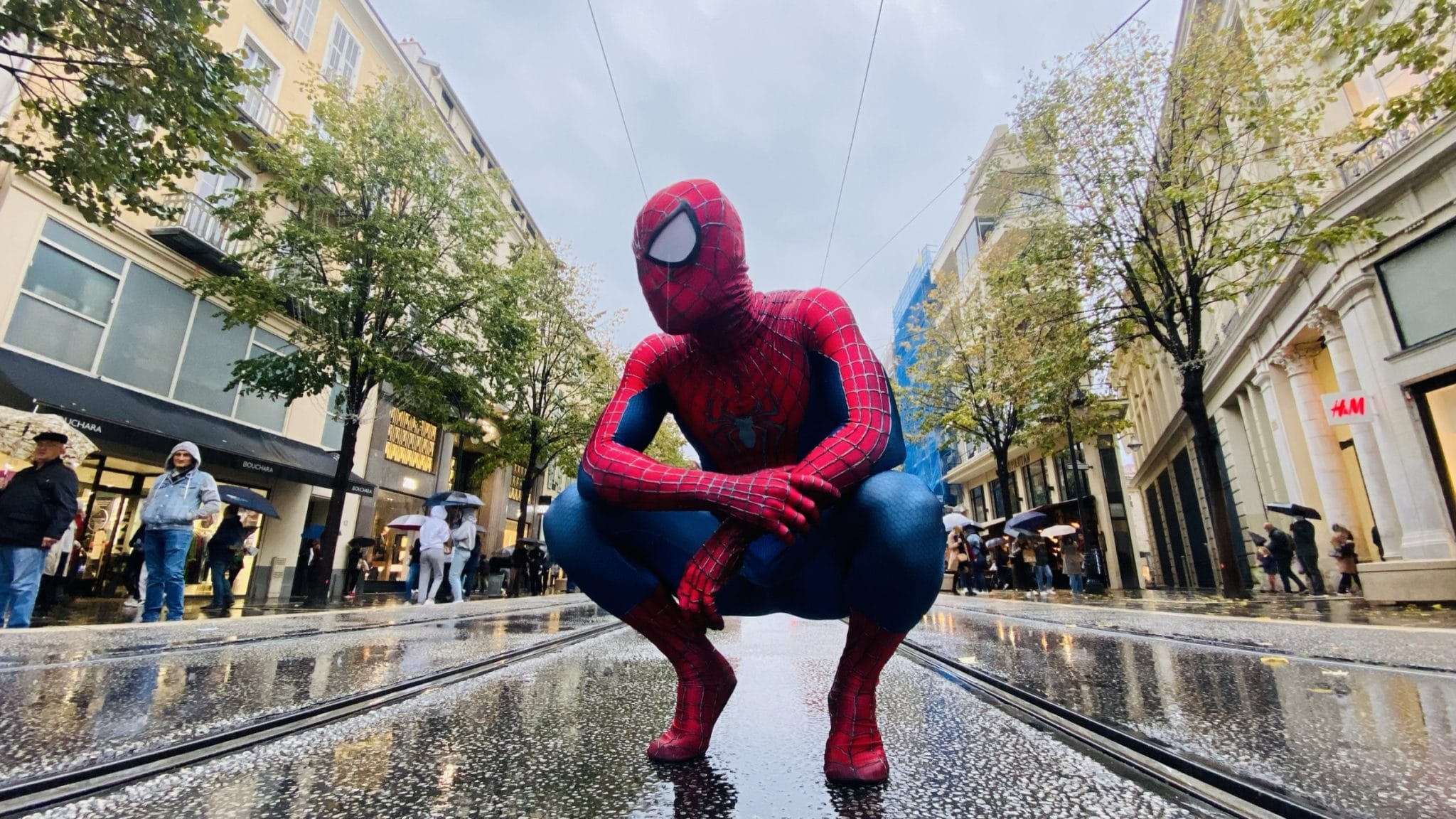 A Nice, Spider-Man se mobilise pour les enfants malades