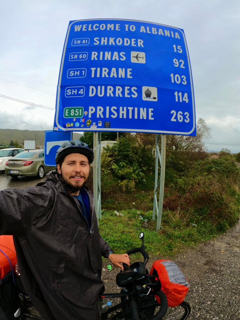 Tour du monde en vélo de Maxime Rey : de Slovénie à l’Albanie