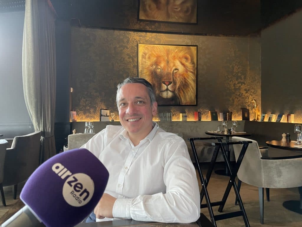 Renaud Chantegrelet, premier pilote d’hélicoptère paraplégique