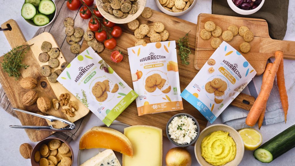 RESURRECTION, des crackers à base de déchets alimentaires
