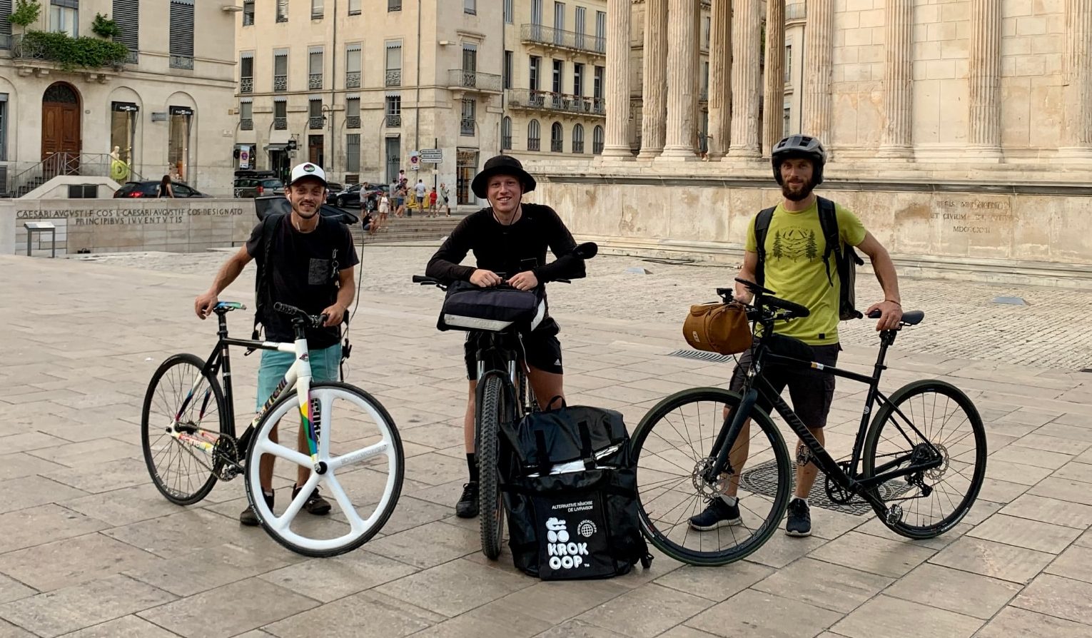Krokoop, un service de livraison de repas à vélo alternatif à Nîmes