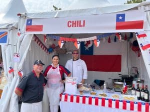 village international gastronomie stand du chili