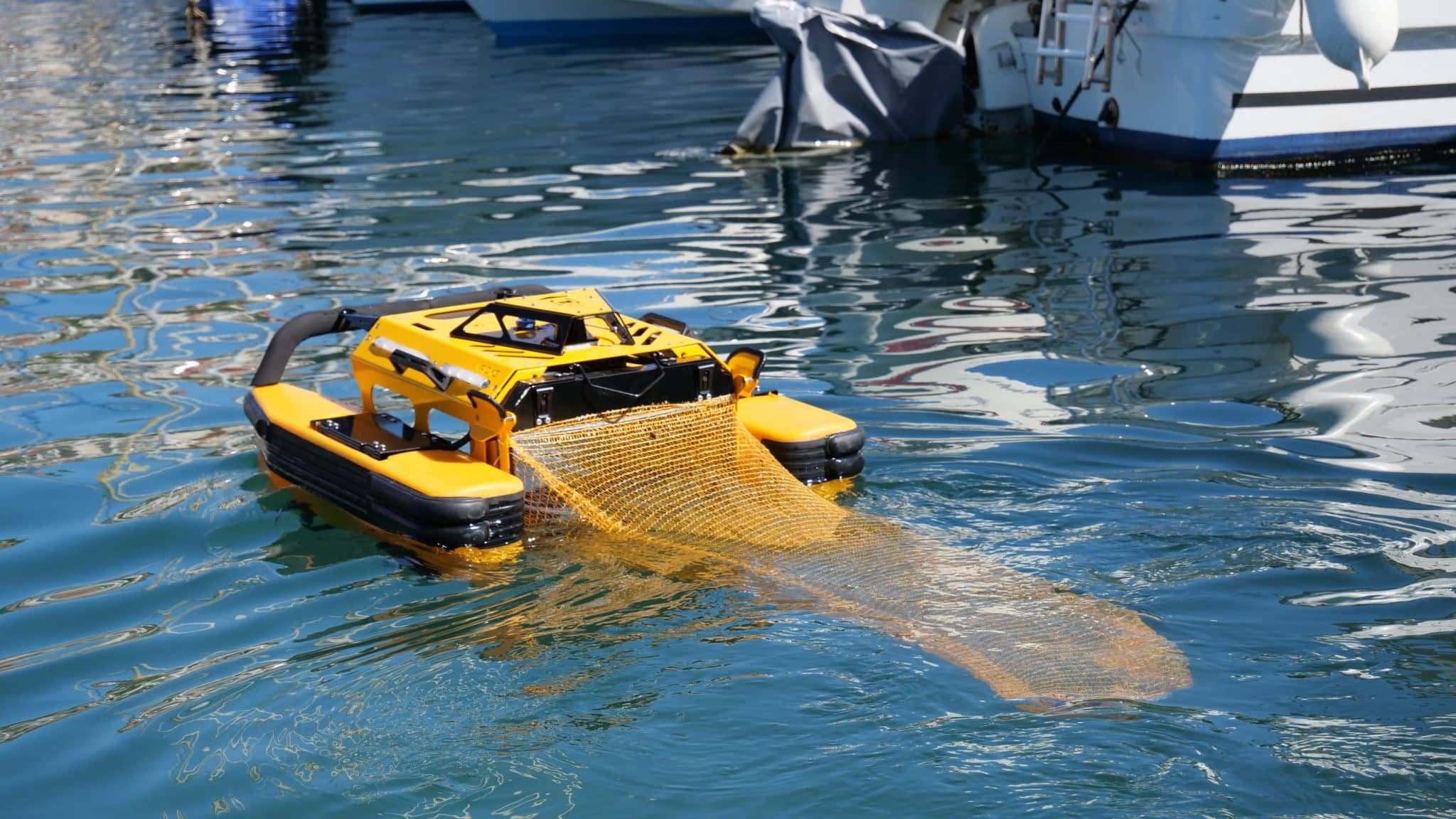 Un robot dépollue les eaux en toute autonomie