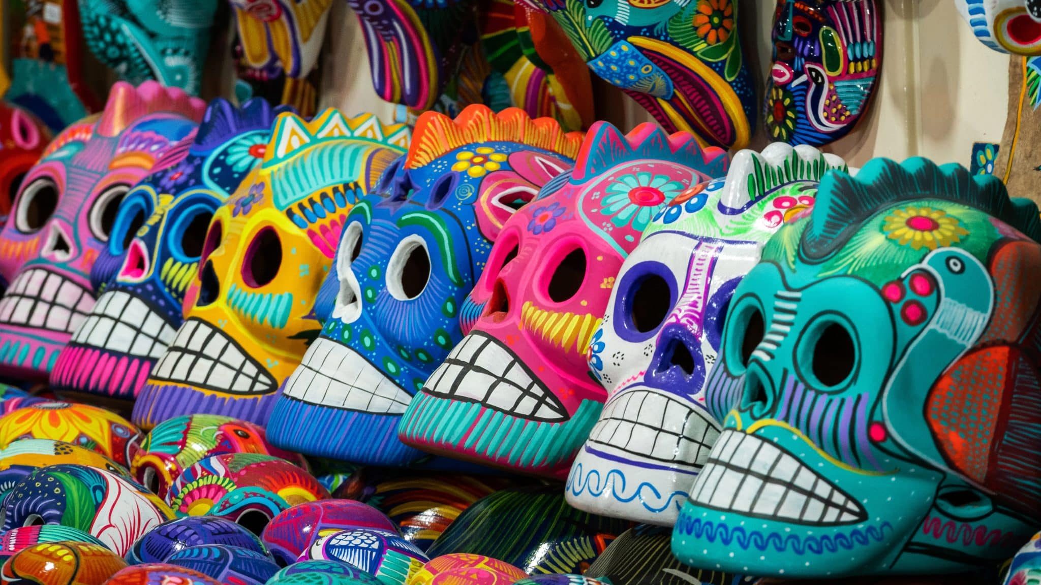 Des masques mexicains pour fêter la mort