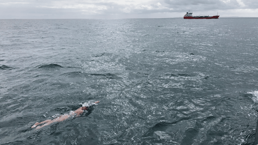 Marion Joffle, recordwoman de la traversée de la Manche