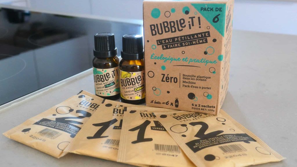 BUBBLe iT, ces petits sachets qui font pétiller l’eau du robinet