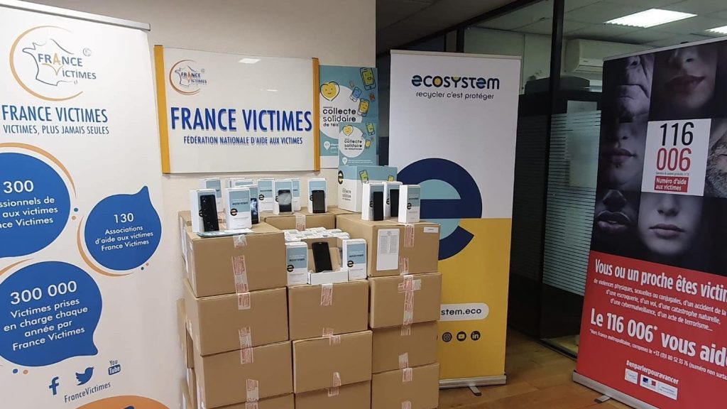 1 000 téléphones reconditionnés pour la Fédération France victimes