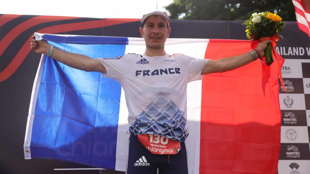 Nicolas Martin, vice-champion du monde de trail longue distance