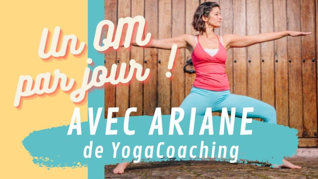 Ariane dans sa routine de yoga