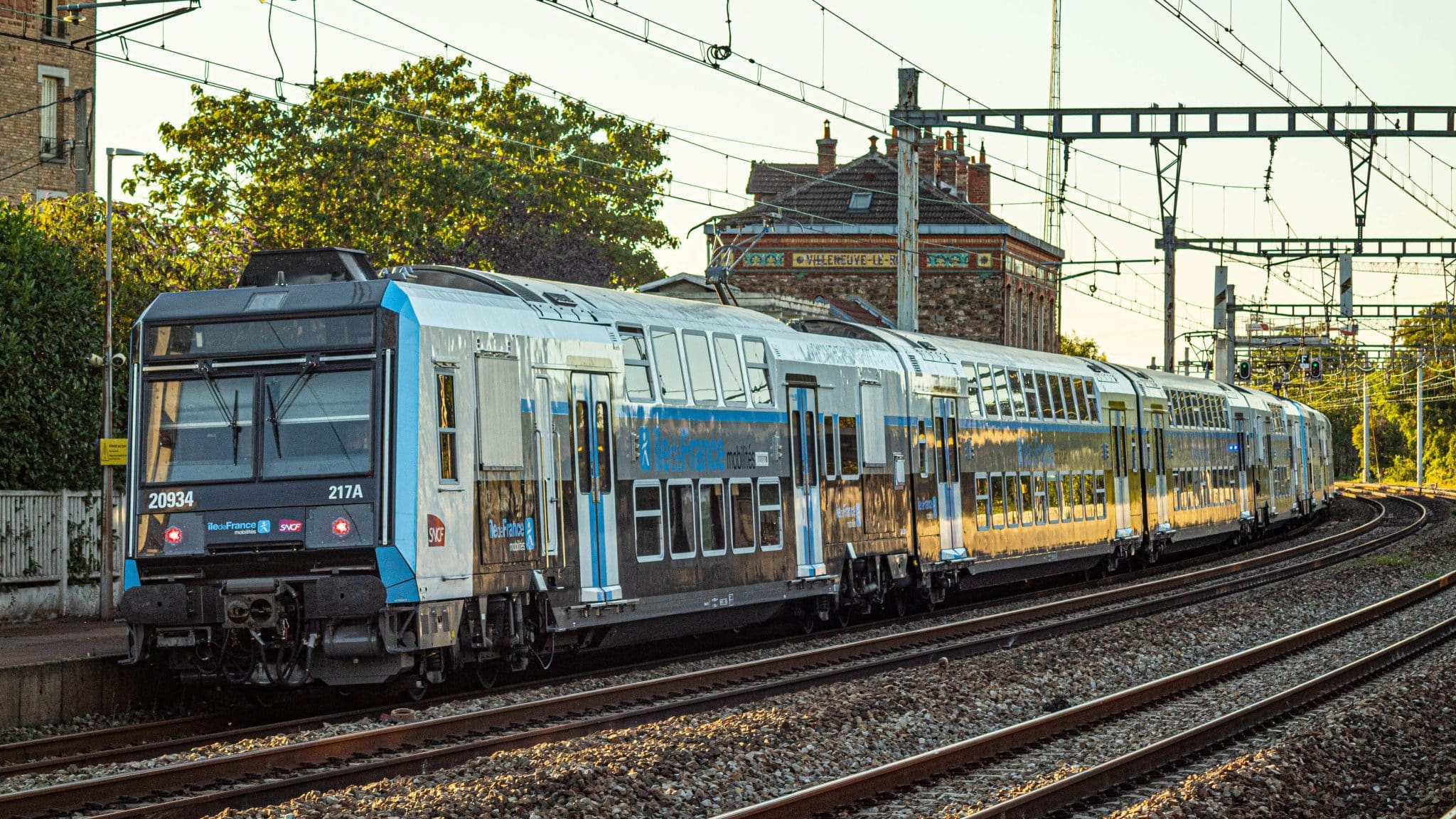 Le RER C en région parisienne.