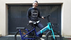 Paul-Adrien Cormerais, co-fondateur de la société Pony qui propose des vélos et trottinettes en libre-service.