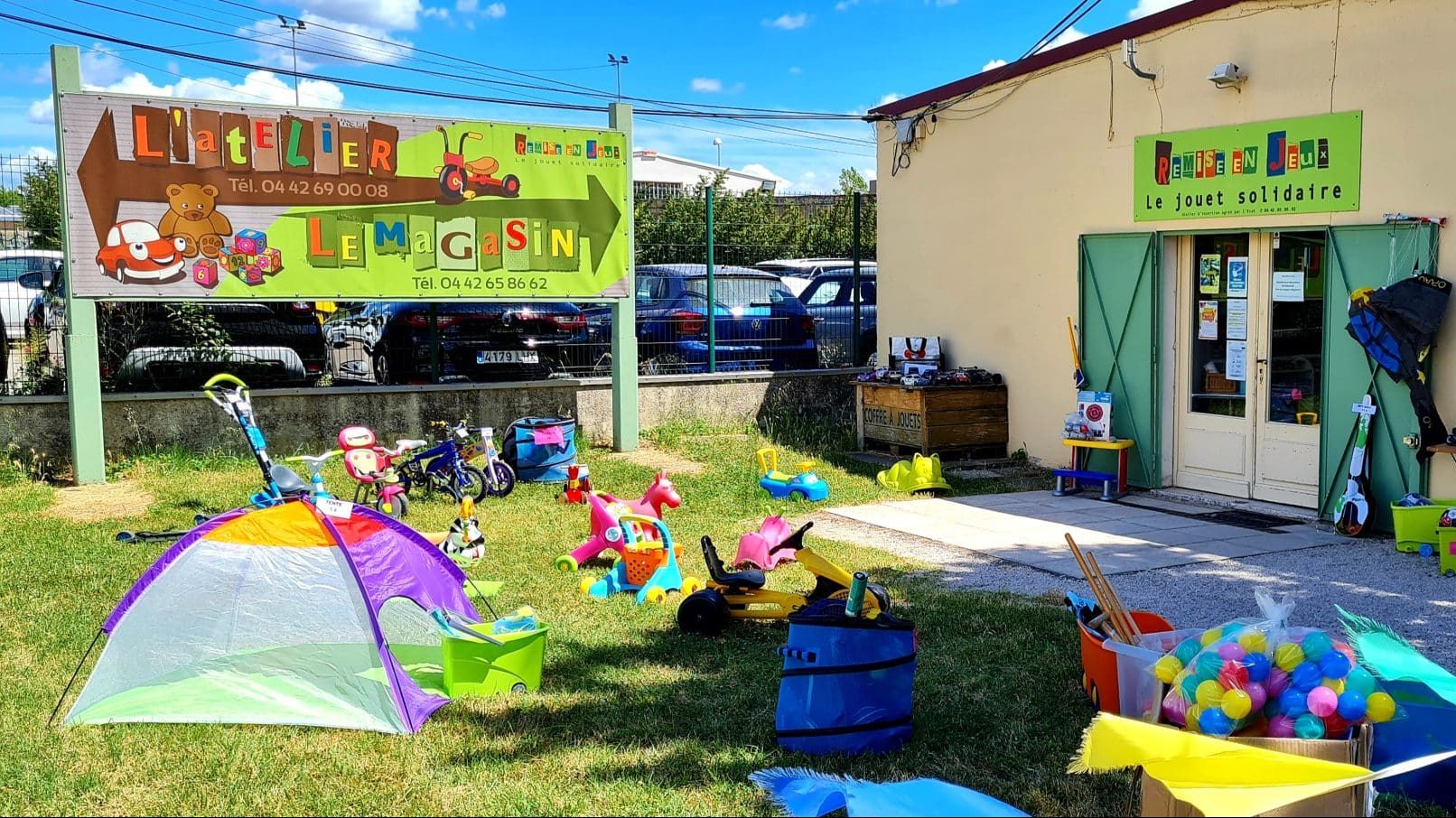 Le magasin Remise en jeux, dans lesBouche-du-Rhône.