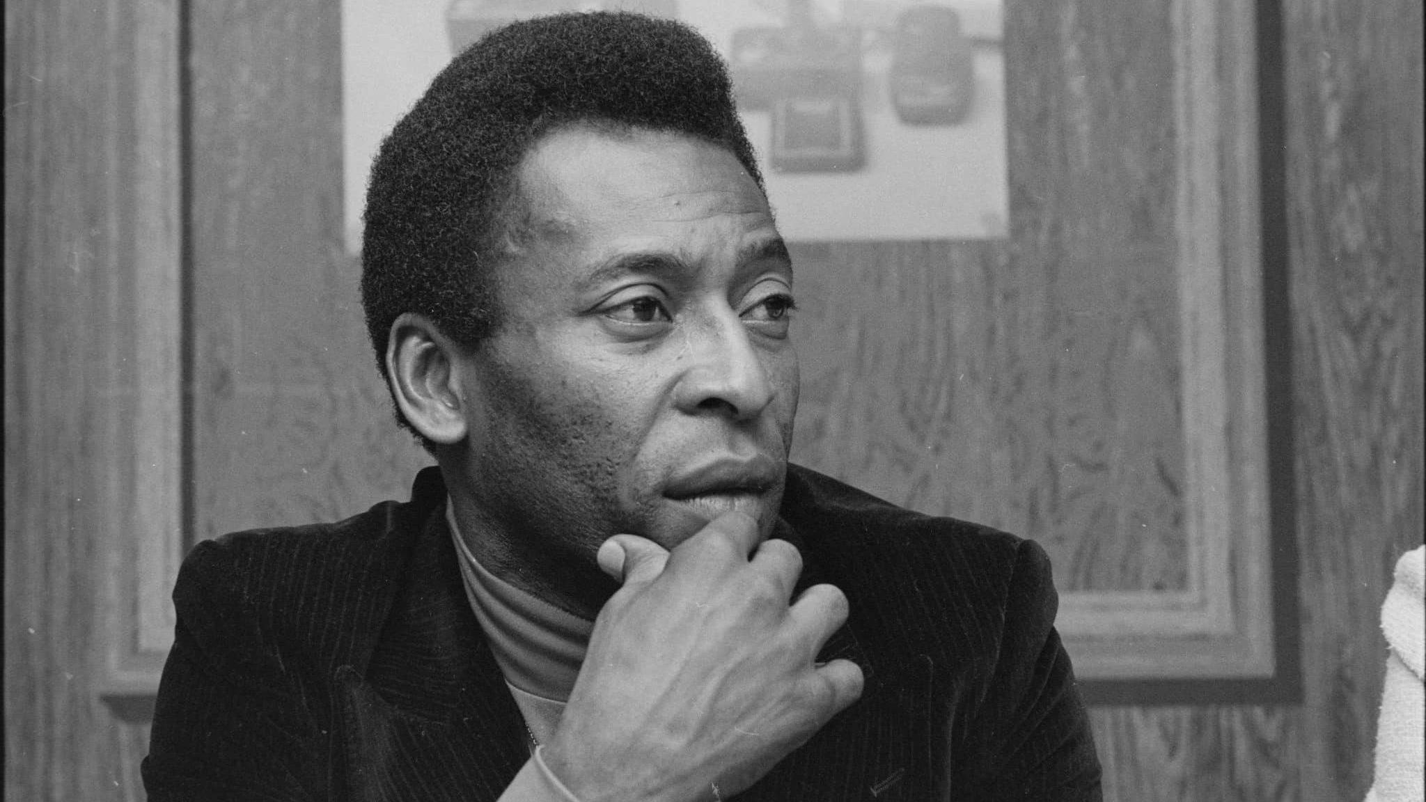 Un portrait de Pelé, légende du football, mort à 82 ans, le 29 décembre.