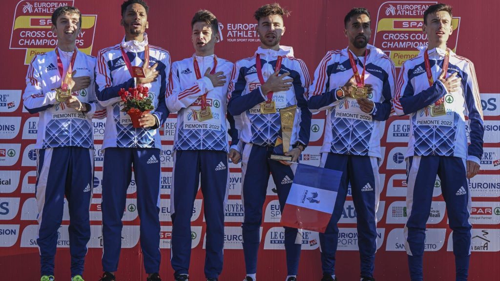 Les Bleus, champions d’Europe par équipes en cross-country