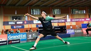 Arnaud Merklé, espoir du badminton français