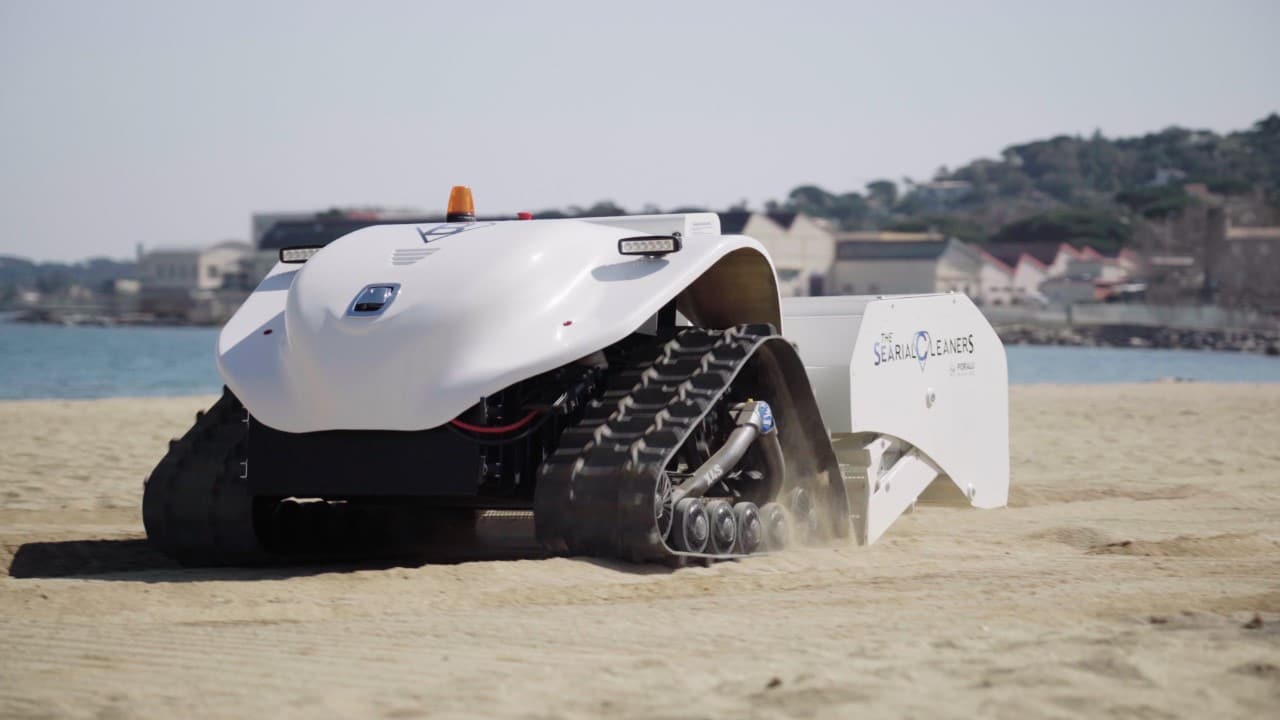Les Robots français Bebot veulent nettoyer les plages