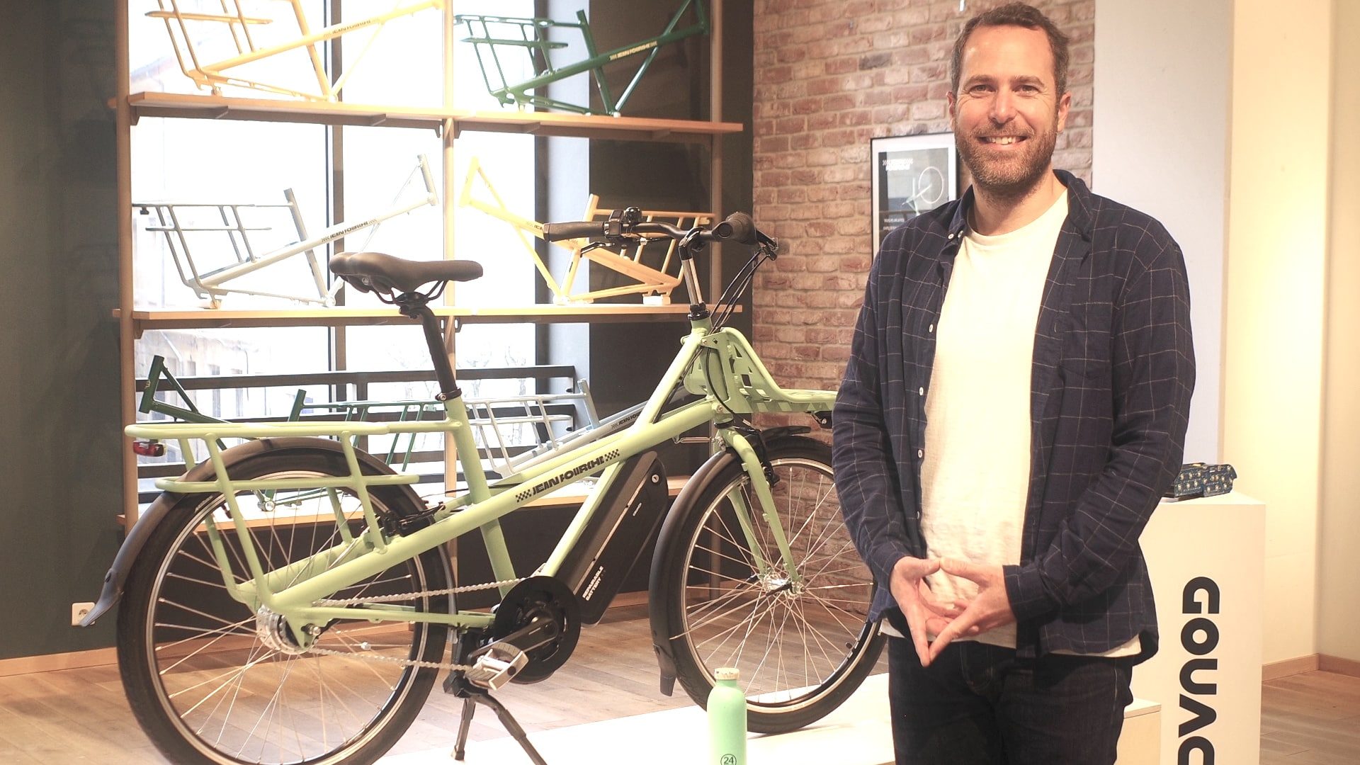 Benoit Maurin, co-fondateur de la marque de vélo Jean Fourche.