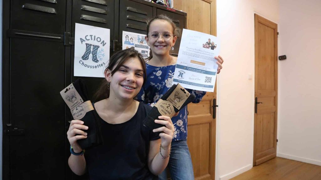 Action chaussettes : à Tourcoing, deux cousines auprès des sans-abris