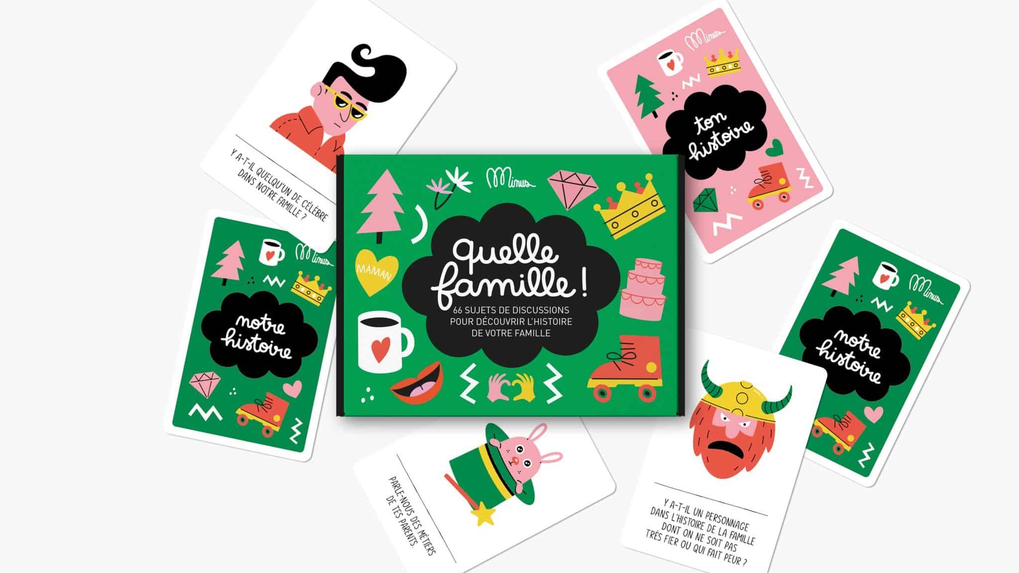 Le nouveau jeu de cartes de Minus Edition : Quelle Famille !