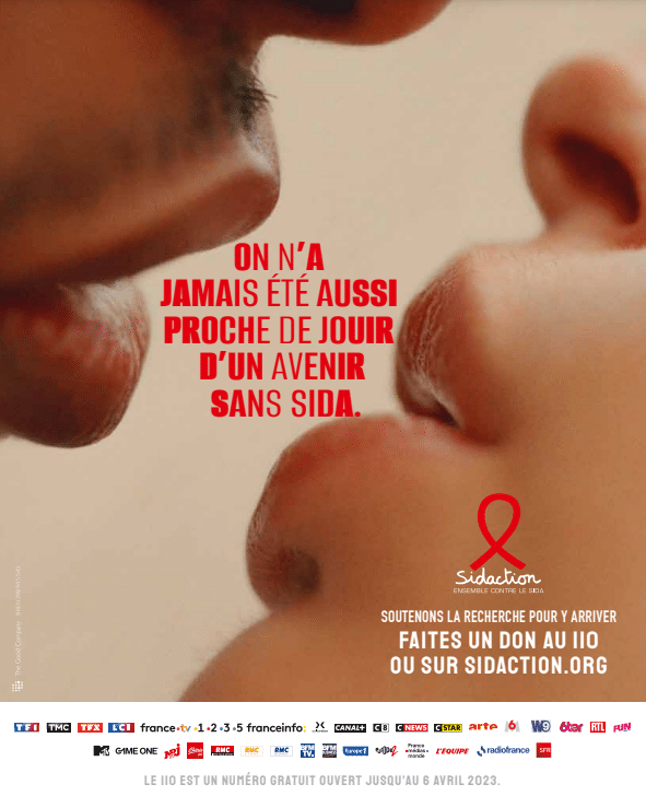 Affiche du Sidaction 2023