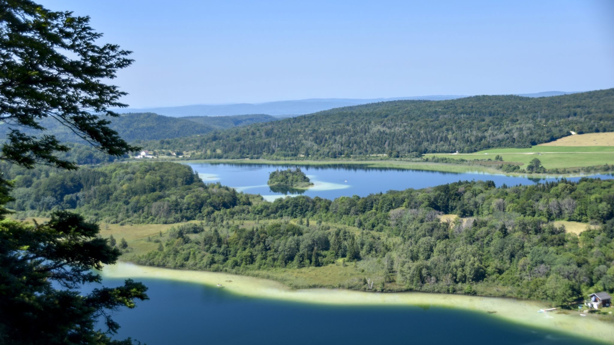 La zone des 4 lacs, dans le Jura.