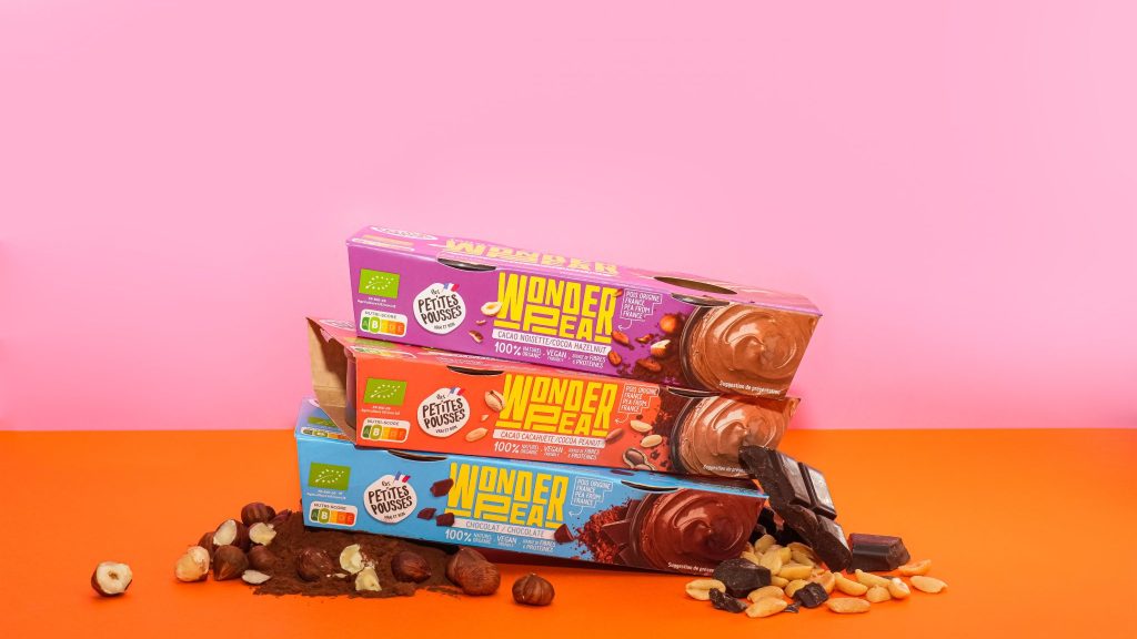 Cette marque propose des desserts à base de pois jaunes