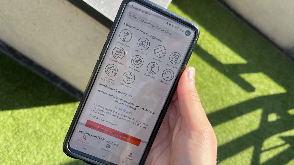 Cycle Zéro, une application du réemploi des matériaux de chantier