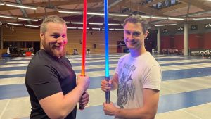 Rencontre avec les premiers champions de France de sabre laser