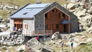 Le refuge de Vallonpierre, dans le massif des écrins, dans les Hautes-Alpes.