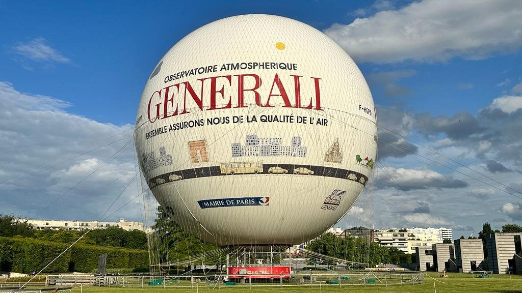 Ballon de Paris : un appareil qui mesure la qualité de l’air