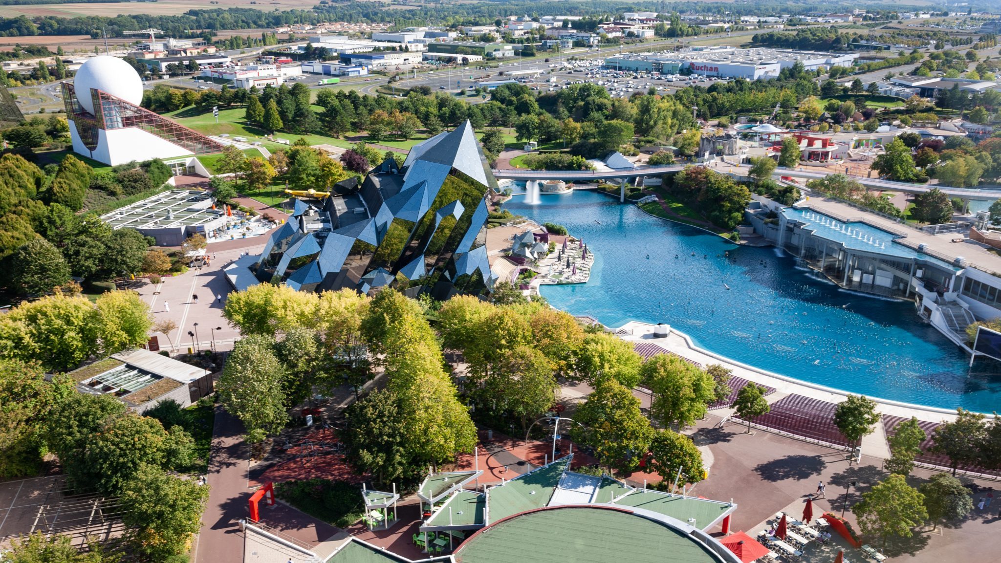 Le parc du Futuroscope.