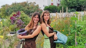 Les fondatrices de Bio Divers Cité Elise Tinel et Charlotte Mulet