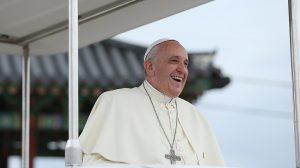 Le pape François en visite en Corée du Sud.