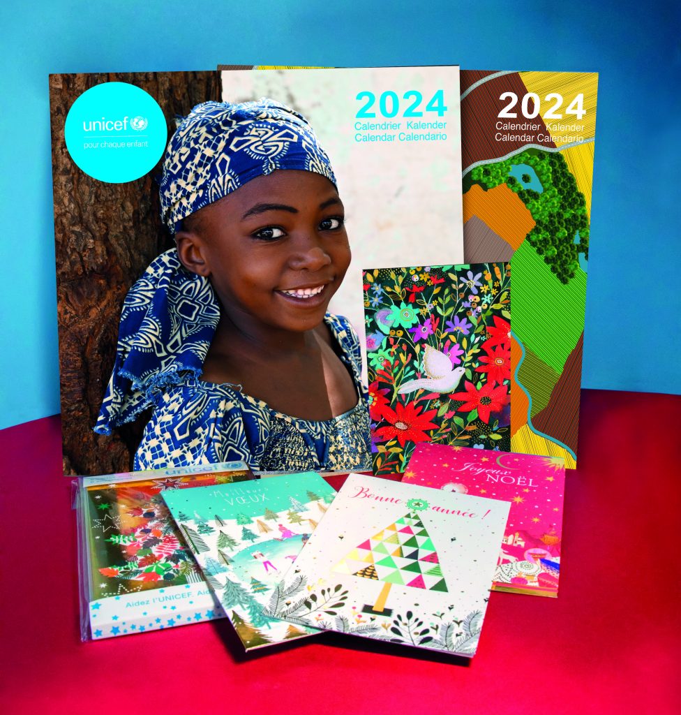 Cartes de voeux Millésime 2024 - Cartes Entreprises UNICEF