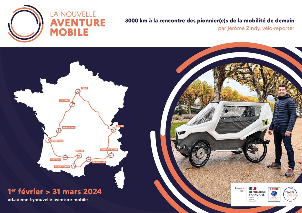 Mobilités durables : Jérôme traverse la France avec son vélo augmenté