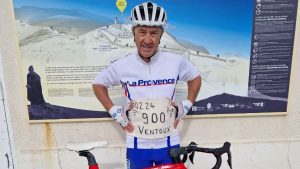 Jeune retraité, Lionel vise les 1000 ascensions du Mont Ventoux