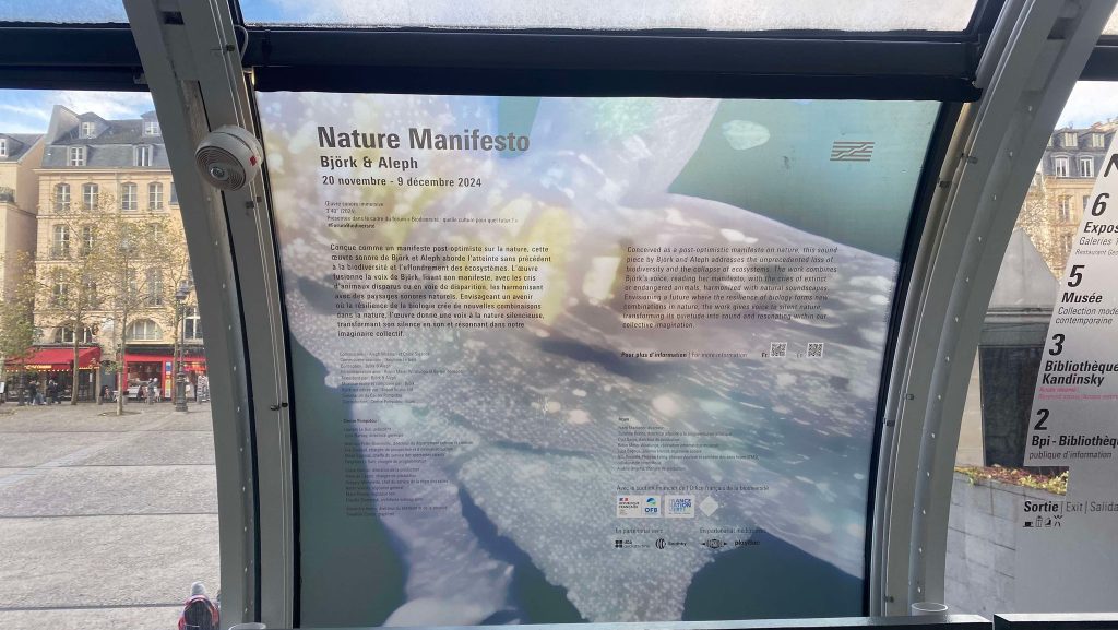 Paris : une installation sonore signée Björk au Centre Pompidou  