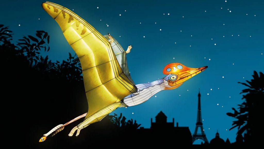 Paris : des dinosaures illuminés au Jardin des plantes pour les fêtes  