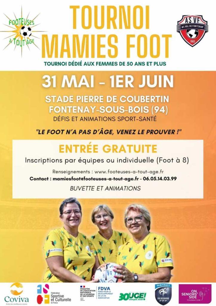 Le 1er tournoi international « Mamies Foot » débarque en France