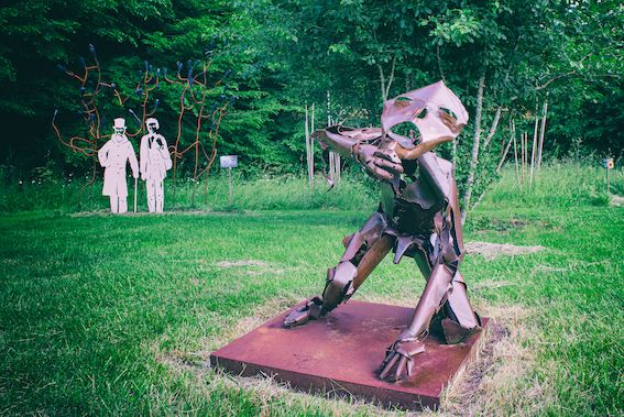 Jardin littéraire de sculptures