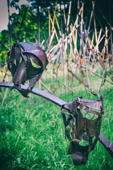 Jardin littéraire de sculptures