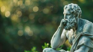 Phiosophe grec - crédit photo : Domingo via Adobe Stock