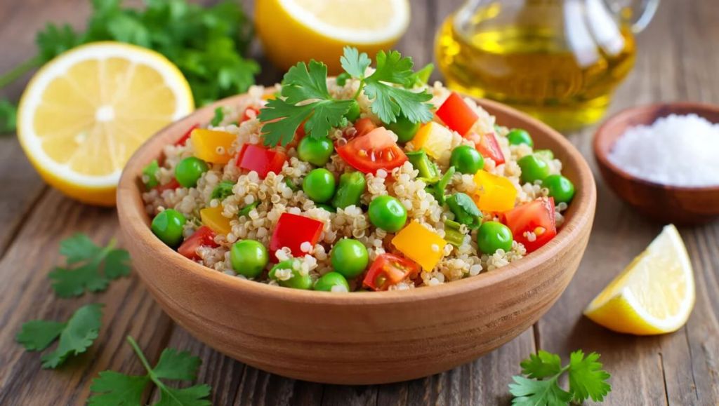 Cette salade de quinoa devient incroyable grâce à cet ingrédient croquant de saison