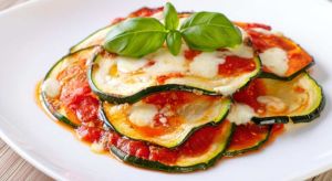Courgette gratinée tomate-mozza